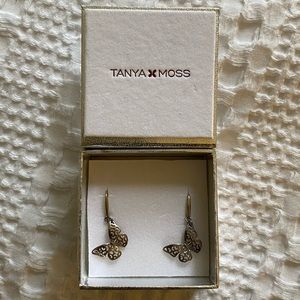 Tanya Moss Butterfly Earrings